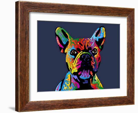 French Bulldog-Michael Tompsett-Framed Art Print