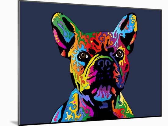 French Bulldog-Michael Tompsett-Mounted Art Print