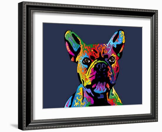 French Bulldog-Michael Tompsett-Framed Art Print