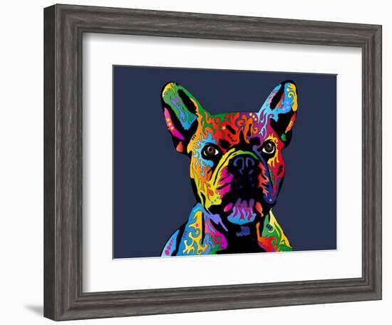 French Bulldog-Michael Tompsett-Framed Art Print