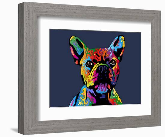 French Bulldog-Michael Tompsett-Framed Art Print
