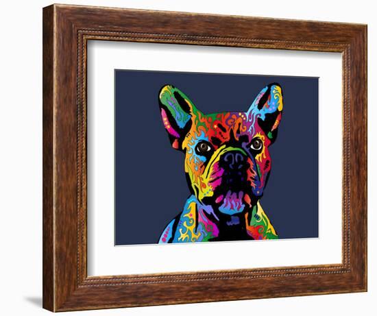 French Bulldog-Michael Tompsett-Framed Art Print