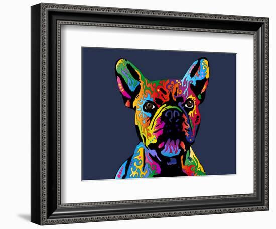 French Bulldog-Michael Tompsett-Framed Art Print