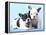 French Bulldogs Puppy-Lilun-Framed Premier Image Canvas