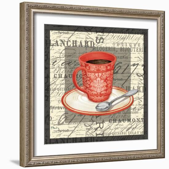 French Cafe II-Paul Brent-Framed Art Print