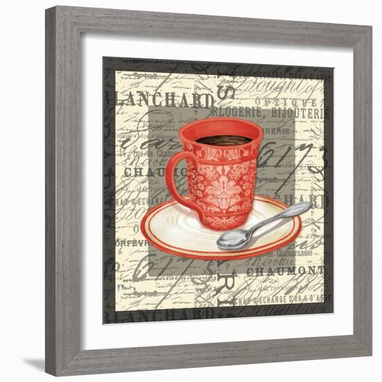 French Cafe II-Paul Brent-Framed Art Print