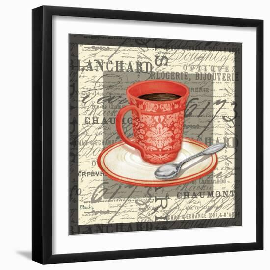 French Cafe II-Paul Brent-Framed Art Print