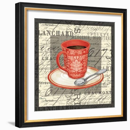 French Cafe II-Paul Brent-Framed Art Print