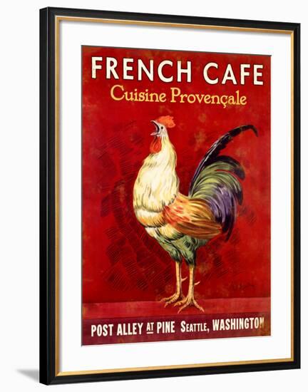 French Cafe, Seattle, Washington-Unknown Unknown-Framed Giclee Print