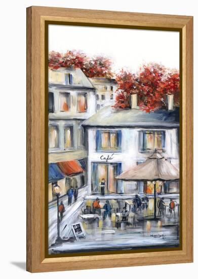 French Cafe-Marilyn Dunlap-Framed Stretched Canvas