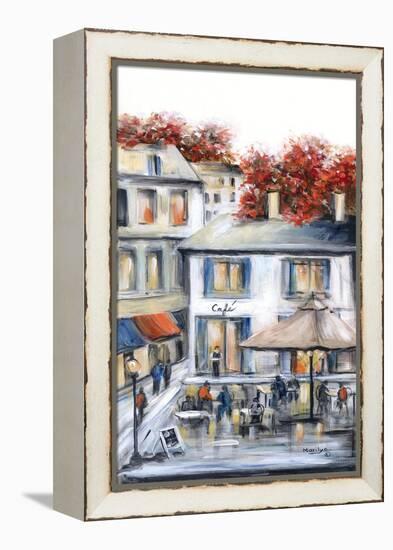 French Cafe-Marilyn Dunlap-Framed Stretched Canvas