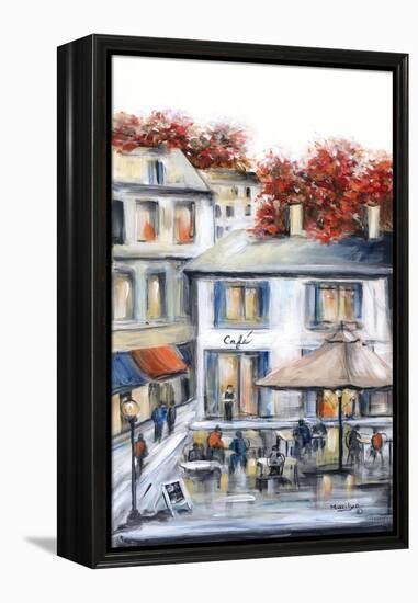 French Cafe-Marilyn Dunlap-Framed Stretched Canvas