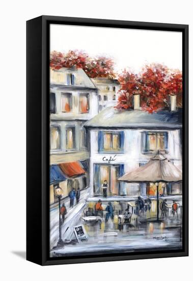 French Cafe-Marilyn Dunlap-Framed Stretched Canvas