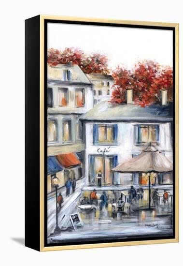 French Cafe-Marilyn Dunlap-Framed Stretched Canvas