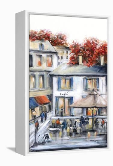 French Cafe-Marilyn Dunlap-Framed Stretched Canvas