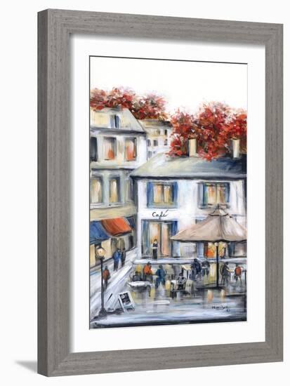 French Cafe-Marilyn Dunlap-Framed Art Print