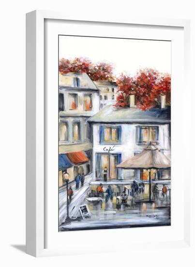 French Cafe-Marilyn Dunlap-Framed Art Print