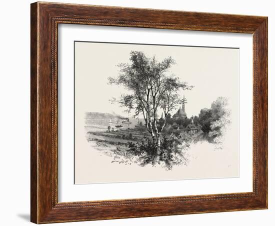 French Canadian Life, Chateau Richer, Canada, Nineteenth Century-null-Framed Giclee Print