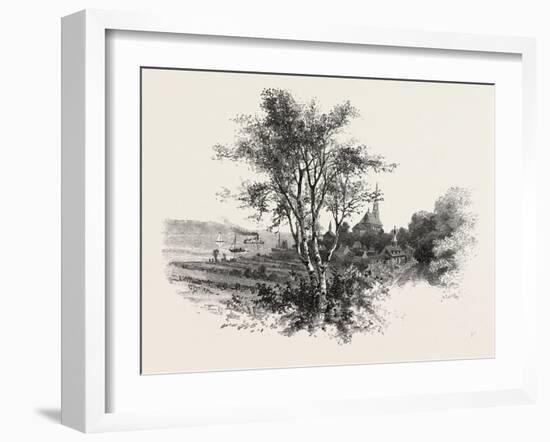 French Canadian Life, Chateau Richer, Canada, Nineteenth Century-null-Framed Giclee Print