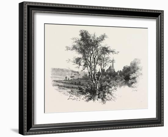 French Canadian Life, Chateau Richer, Canada, Nineteenth Century-null-Framed Giclee Print