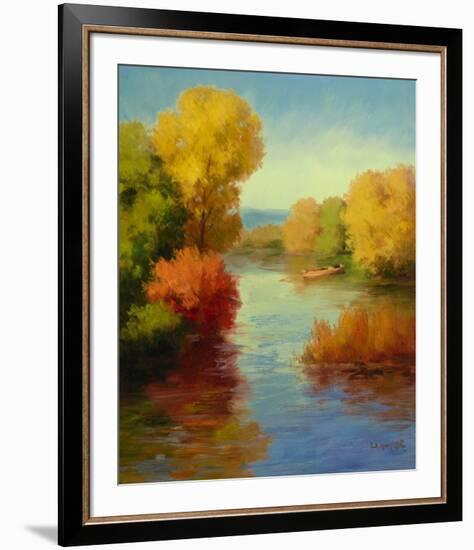 French Canal I-Karen Dupré-Framed Art Print