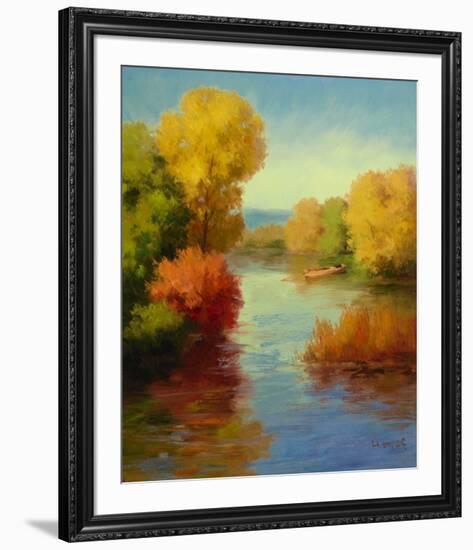 French Canal I-Karen Dupré-Framed Art Print