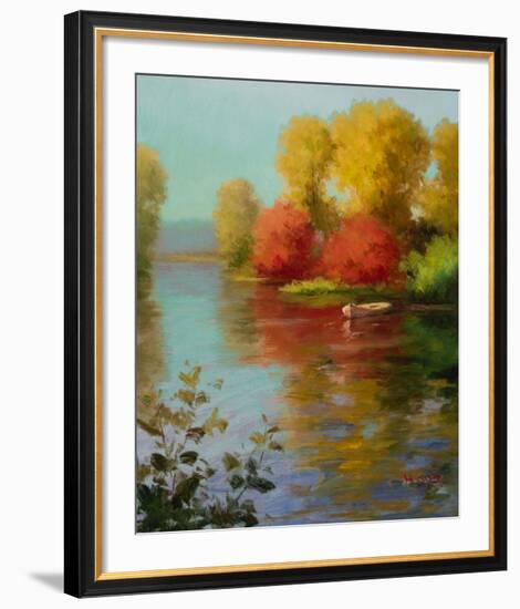 French Canal II-Karen Dupré-Framed Art Print