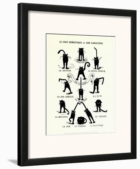 French Caractere (Le Chat Domestique)-null-Framed Art Print