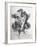 French Caricature of English Novelist Charles Dickens as a Colossus Striding from London Across-null-Framed Photographic Print