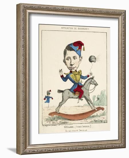 French Caricature - Titi-Louis-null-Framed Giclee Print