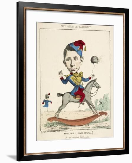 French Caricature - Titi-Louis-null-Framed Giclee Print