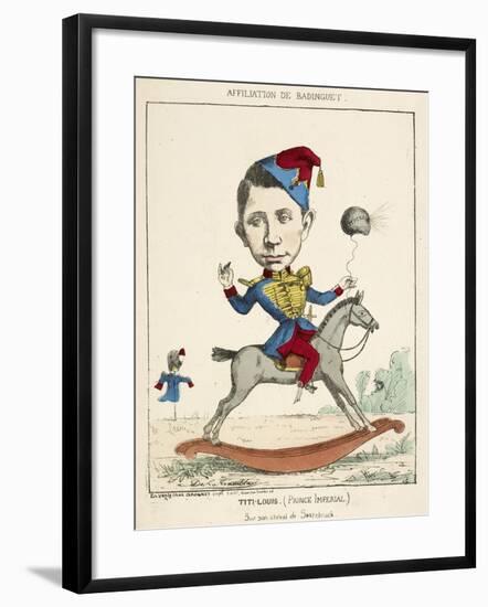 French Caricature - Titi-Louis--Framed Giclee Print