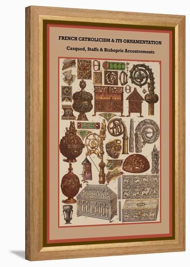 French Catholicism and its Ornamentation-Friedrich Hottenroth-Framed Stretched Canvas