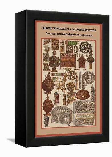 French Catholicism and its Ornamentation-Friedrich Hottenroth-Framed Stretched Canvas