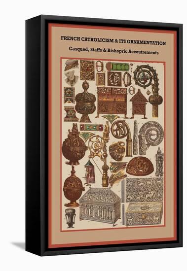 French Catholicism and its Ornamentation-Friedrich Hottenroth-Framed Stretched Canvas