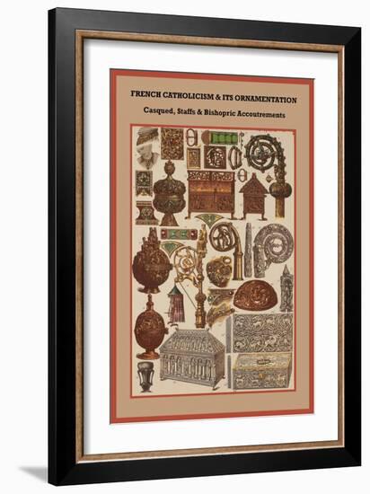 French Catholicism and its Ornamentation-Friedrich Hottenroth-Framed Art Print