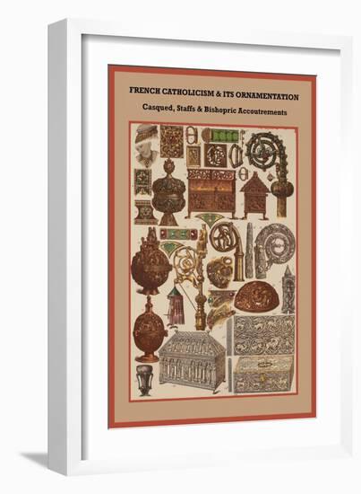 French Catholicism and its Ornamentation-Friedrich Hottenroth-Framed Art Print