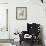 French Chair II-Gwendolyn Babbitt-Framed Art Print displayed on a wall