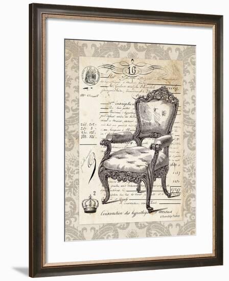 French Chair II-Gwendolyn Babbitt-Framed Art Print