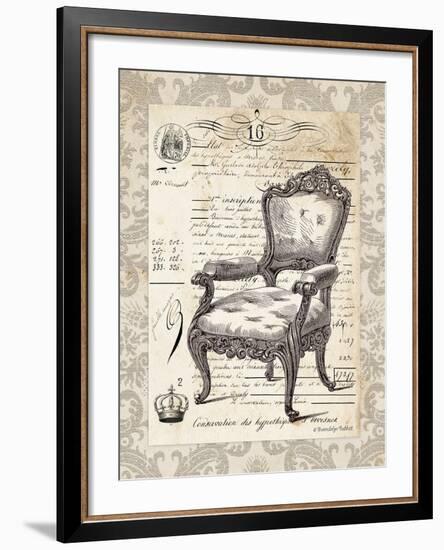 French Chair II-Gwendolyn Babbitt-Framed Art Print