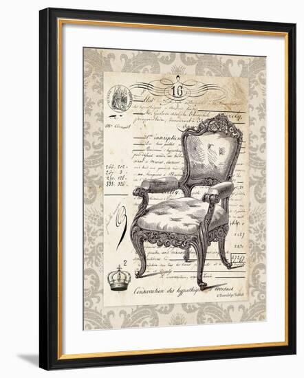 French Chair II-Gwendolyn Babbitt-Framed Art Print