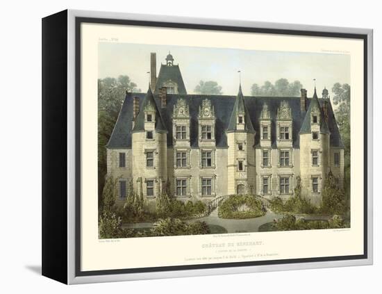 French Chateaux III-Victor Petit-Framed Stretched Canvas