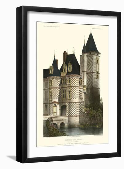 French Chateaux in Blue II-Victor Petit-Framed Art Print