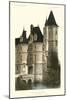 French Chateaux in Blue II-Victor Petit-Mounted Art Print