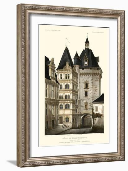 French Chateaux in Blue III-Victor Petit-Framed Art Print