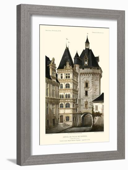 French Chateaux in Blue III-Victor Petit-Framed Art Print