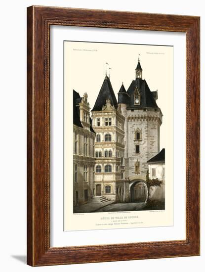 French Chateaux in Blue III-Victor Petit-Framed Art Print