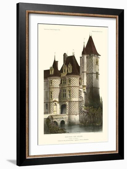 French Chateaux in Brick II-Victor Petit-Framed Art Print
