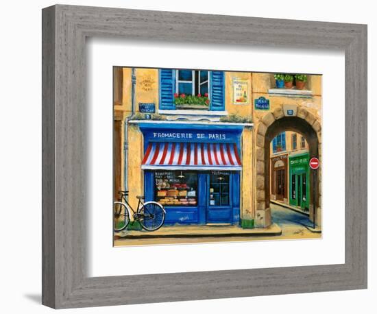 French Cheese Shop-Marilyn Dunlap-Framed Premium Giclee Print