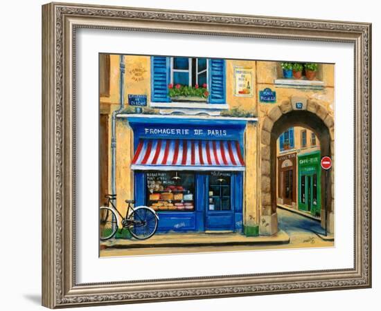 French Cheese Shop-Marilyn Dunlap-Framed Art Print